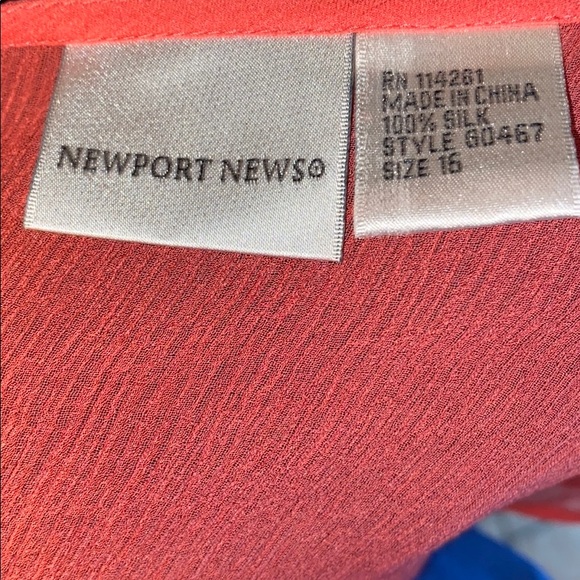 Newport News pink beaded top size 16 - Picture 5 of 6